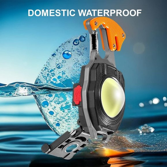 High Quality Pocket Flashlight Keychain, COB & LED Work Light(1 Pack) - Picture 2 of 10